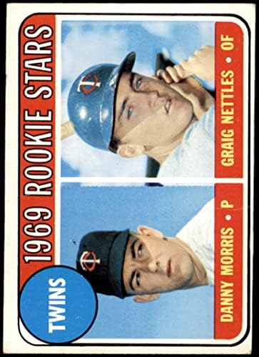 1969 Topps 99 LP תאומים טירונים Graig Nettles/Danny Morris Minnesota Twins VG Twins