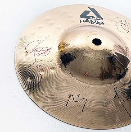 להקת הכלים Cymbal מאת קארי, קינן, ג'ונס, קנצלר חתום על חתימה אותנטית JSA COA