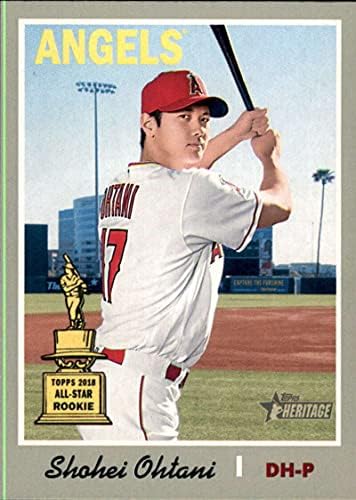2019 TOPPS HERITAGE 430 SHOHEI OHTANI LOS ANGELES ANGES