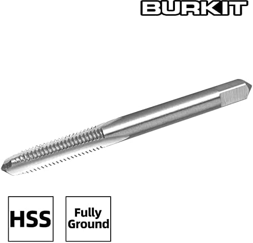 Burkit M1.2 x 0.25 חוט ברז יד ימין, HSS M1.2 x 0.25 ברז מכונה מחורץ ישר