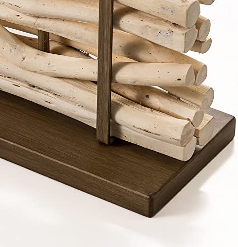 ערימת עץ סחף מודרנית מנורת שולחן עץ טבעי ימי
