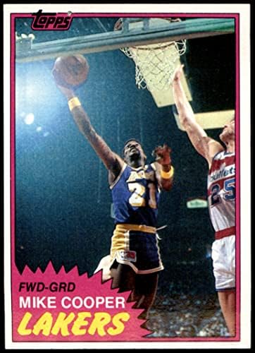 1981 Topps 77 W Michael Cooper Los Angeles Lakers NM/MT Lakers New Mexico