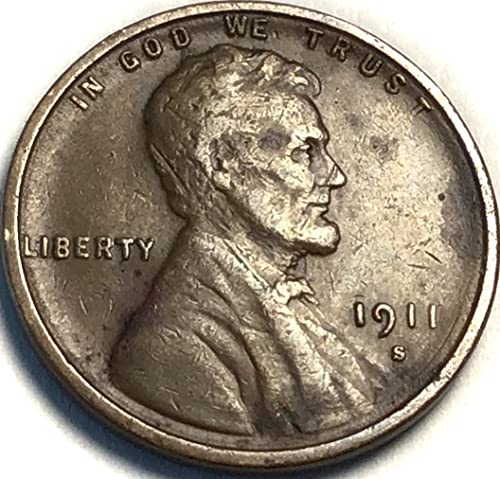 1911 S Lincoln Cent Cent Penny מוכר מאוד בסדר