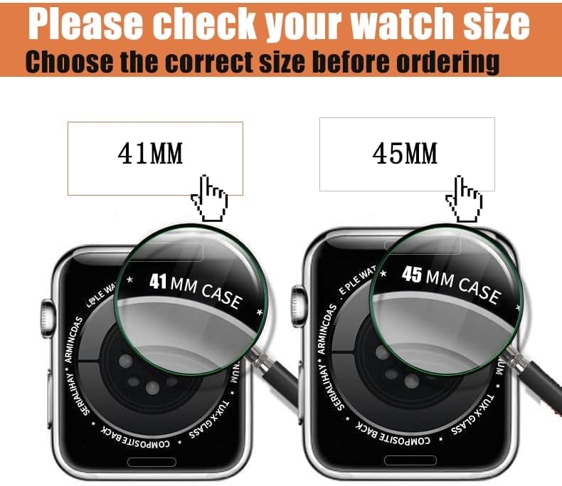 רצועת ערכת שינוי יוקרה של Dyizu לרצועת Apple Watch Series 7 45 ממ 6 5 4 SE 44 ממ Refit Mod Set Steem