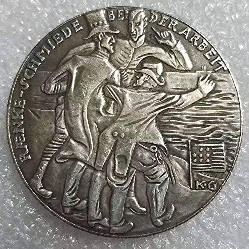 מטבעות גרמניה פליז מכסף מצופה מטבעות מטבעות ישנים למתנה אוסף מיטה להעתקה של מטבע מטבע מטבע מטבע מזכרת