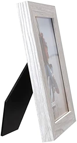עיצובים בינלאומיים של מלדן 4x6 מסגרת תמונה לינארית לינארית לבנה.