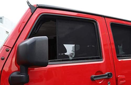חלון צדדי שמש כיסוי בלוק UV עבור ג'י רנגלר JK 2007-2018 אביזרים