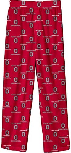 Outstuff Ohio State Buckeyes נוער בכל רחבי הקבוצה לוגו מכנסי פיג'מה