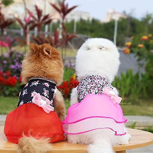 חולצות הונפרד לכלבים שמלות ילדה קטנות אביב וקיץ קיץ חיות מחמד אביב וקיץ שמלות ציוד חיות מחמד חמוד שמלות
