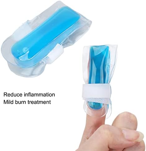 אצבע קרח חבילה, לשימוש חוזר דחיסת שרוול, נייד קר אצבע ג 'ל קרח חבילות, עבור פציעות, דלקת פרקים,דלקת
