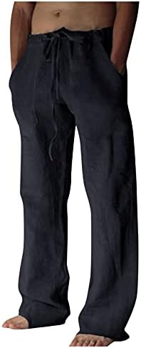 מכנסי קיץ של דיאגו גברים קלים משקל נינוח בכושר חוף מזדמן אופנה מסוגננת של מכנסי סעף ישר פיג'מה מכנסי