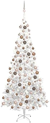 עץ חג המולד המלאכותי, עץ חג המולד מיני עם אורות, עצי חג מולד מסחריים, קל לאחסון, לקישוטים בחוץ ולקורה,