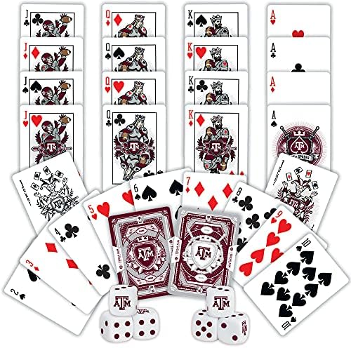 יום משחק מופת-אלבמה קרימזון טייד 2-חבילת קלפי משחק & מגבר; חבילת קוביות-סט מורשה רשמית למבוגרים ולמשפחה