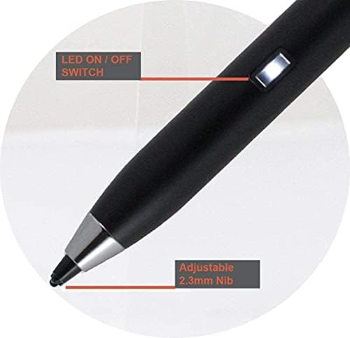 Broonel Black Point Point Digital Active Stylus Pen - תואם ל- Dell Latitude 7320 13.3