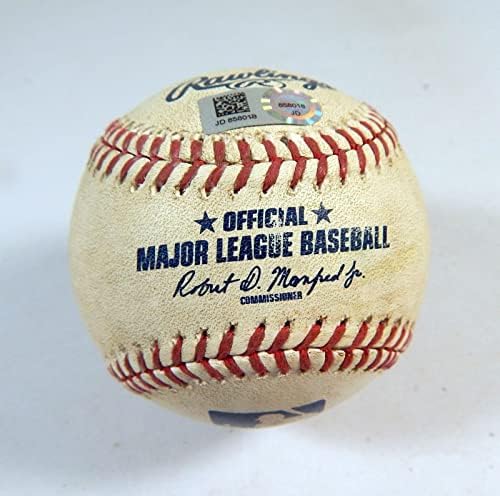 2019 משחק שודדי שודדי בור וושינגטון 2019 השתמש בייסבול אריק גונזלס יחיד - משחק בייסבול משומש