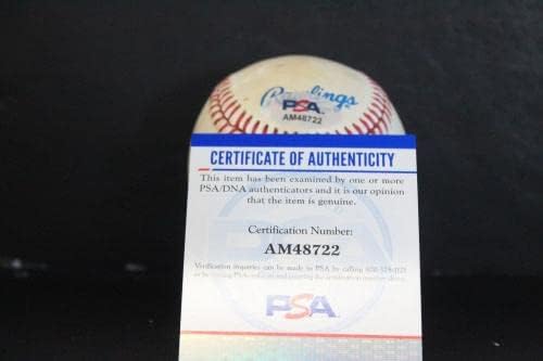 ג'ורג 'ברט חתם 1985 סדרת העולם חתימת בייסבול אוטומטית PSA/DNA AM48722 - כדורי בייסבול עם חתימה