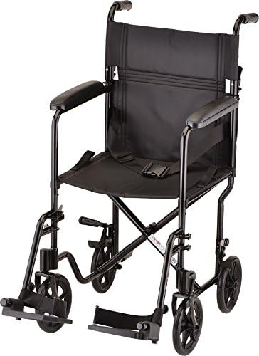 נובה מוצרים רפואיים 19 קל משקל תחבורה / כיסא גלגלים, שחור