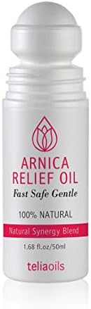 Teliaoils Arnica Oil Roll-On-כואב מרגיע שרירים שמן עיסוי עם עץ תה, רוזמרין ואוקליפטוס שמן אתרי-הקלה