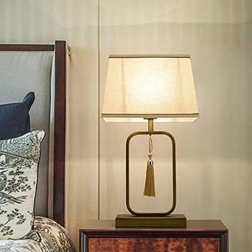 IRDFWH שולחן קרמיקה מנורה לחדר שינה מיטה מיטה מנורה נורדית בסגנון סלון אישיות אמנות אופנה רומנטית חום