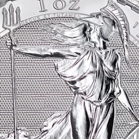 2023 1 עוז מטבע בריטניה הבריטי של בריטניה מאת Gem Mint Royal Uncirulated 2 £ gemunc ngc