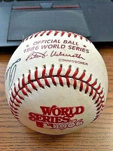 טד וויליאמס 4 חתם על חתימה משנת 1986 בייסבול סדרת העולם! רד סוקס! JSA! - כדורי בייסד חתימה
