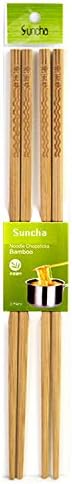 Suncha במבוק אטריות מקלות מטפלים - 12 /30 סמ אורך במיוחד - מטבח - סיר חם - בישול - טיגון מקלות אכילה